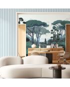 Fresque Toscane Vert - 150x305 cm
