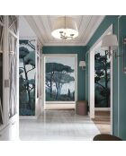 Fresque Toscane Vert - 150x305 cm