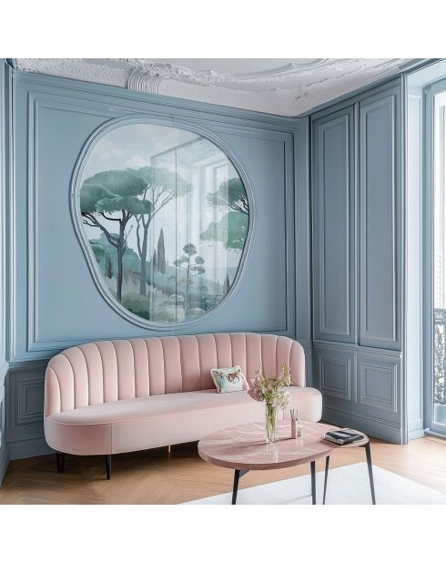 Fresque Riviera Vert Emeraude - 150x305 cm