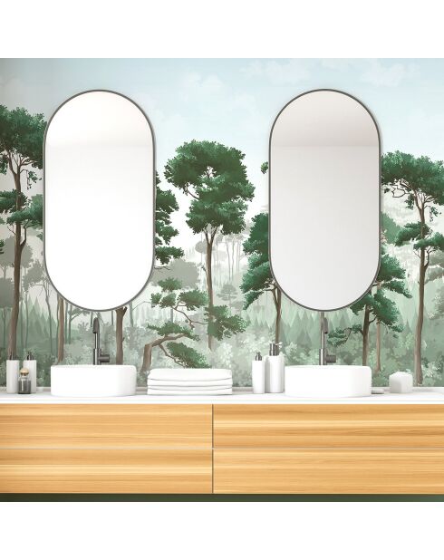 Fresque Oka Vert Forêt - 150x305 cm