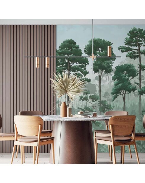 Fresque Oka Vert Forêt - 150x305 cm