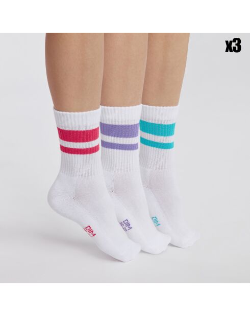9 paires de chaussettes multicolores