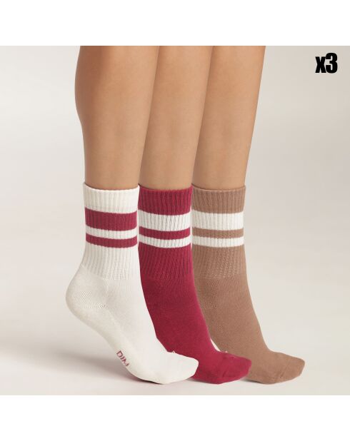 9 paires de chaussettes multicolores