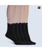 15 paires de chaussettes noires
