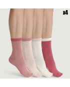 16 paires de chaussettes multicolores