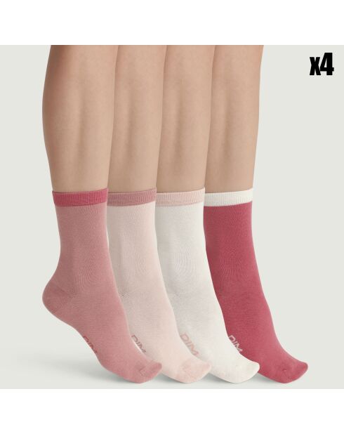 16 paires de chaussettes multicolores