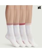 16 paires de chaussettes blanches