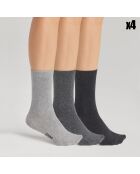 12 paires de chaussettes grises