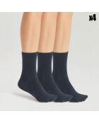 12 paires de chaussettes bleues