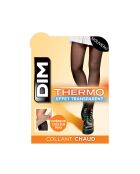 3 Collants Thermo effet transparent 80D noirs