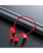 Cuffie a conduzione ossea Bluetooth 5.2 ALPINE Edition - rosse