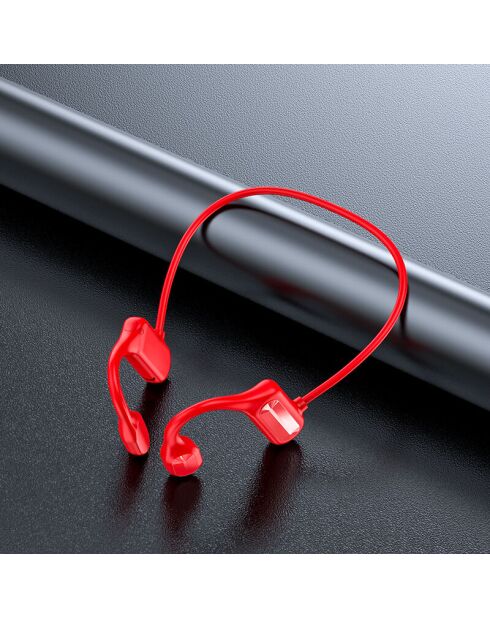 ALPINE Edition Bluetooth 5.2 Bone Conduction Hoofdtelefoon - Rood