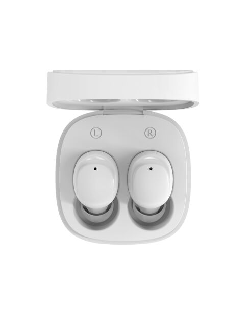 Ecouteurs sans fil (TWS) Bluetooth 5.0 Edition GALAXIE Blancs