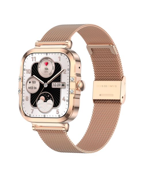 Montre connectée AMOLED Edition Véga dorée
