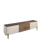 Soporte TV beige/nogal - 200x47x47