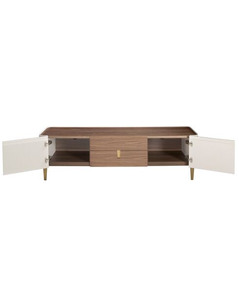 Soporte TV beige/nogal - 200x47x47