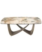 Table Basse Beige Marron Taupe - 120x70x70