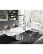 Table avec Poignée Blanche - 238x110x110 cm