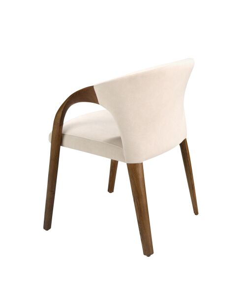Chaise Noix Crème - 62x61x61 cm