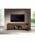 Meuble TV Noyer - 180x45x45 cm