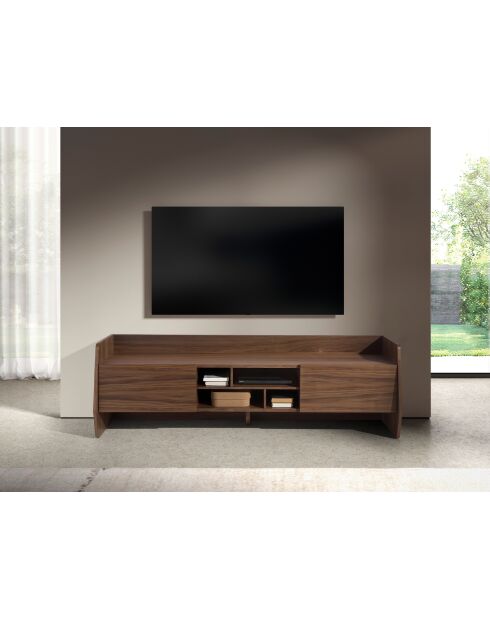 Meuble TV Noyer - 180x45x45 cm