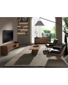 Meuble TV Noyer - 180x45x45 cm