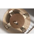 Stuhl aus braunem Nussbaum - 50x60x60