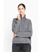 Pull à col montant loup