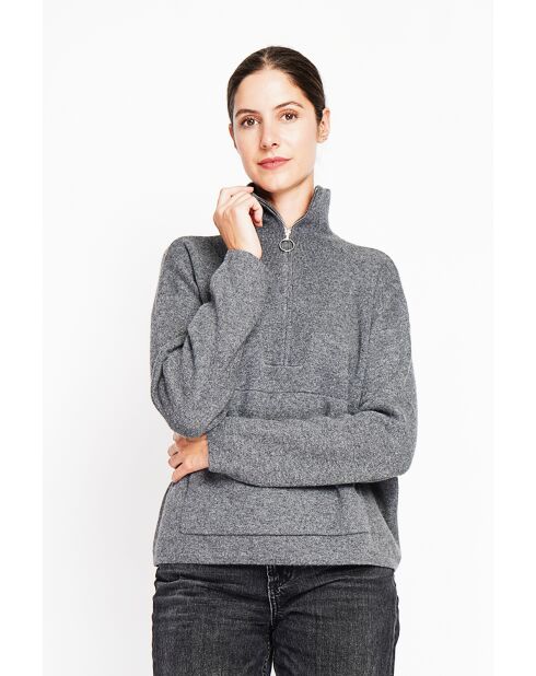 Pull à col montant loup