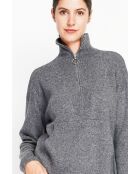 Pull à col montant loup