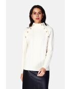 Pull Encolure montante naturel