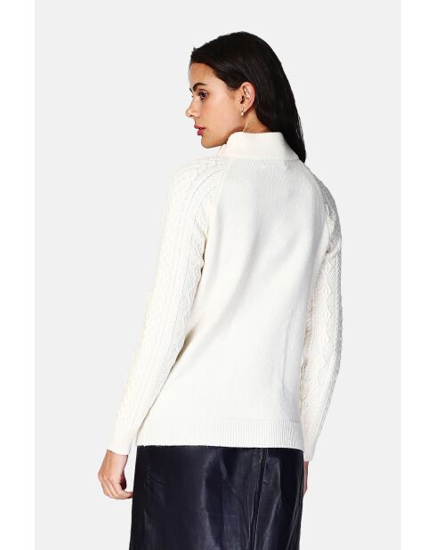 Pull Encolure montante naturel