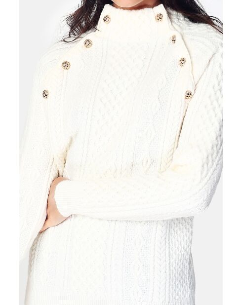 Pull Encolure montante naturel