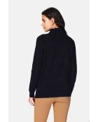 Pull Encolure montante noir