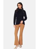 Pull Encolure montante noir