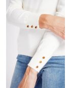 Pull col roulé classique naturel