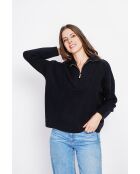 Pull camionneur noir