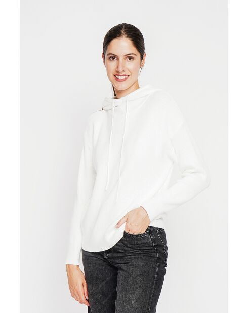 Pull à capuche naturel