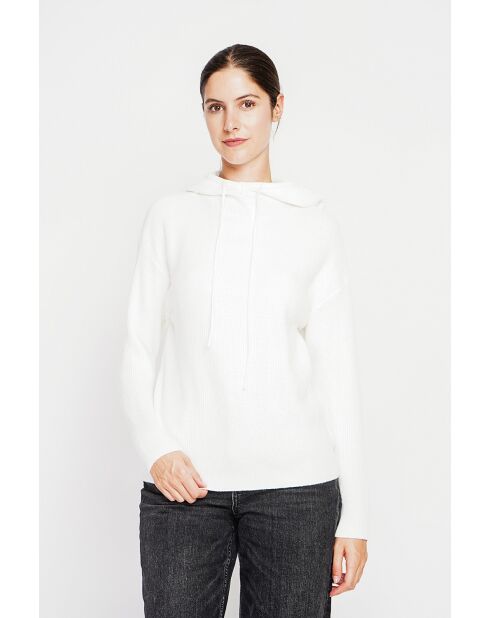 Pull à capuche naturel