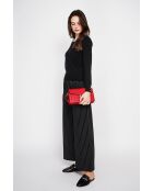 Pull col rond classique noir