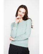 Pull col rond classique jade