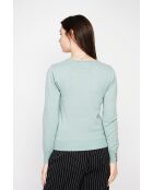 Pull col rond classique jade
