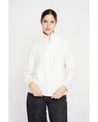 Pull à col montant naturel