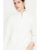 Pull à col montant naturel