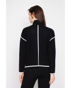 Veste col montant noire