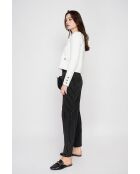 Veste courte boutonnée naturelle