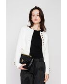 Veste courte boutonnée naturelle