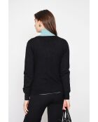 Gilet col ras du cou noir