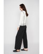 Pull col roulé montant naturel