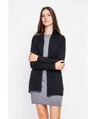 Gilet col châle noire